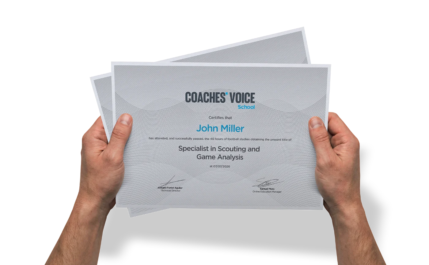 Coaches' Voice School certificates awarded on completion